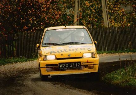 Jacek Sikora i Marek Kaczmarek - Fiat Cinquecento Sporting.